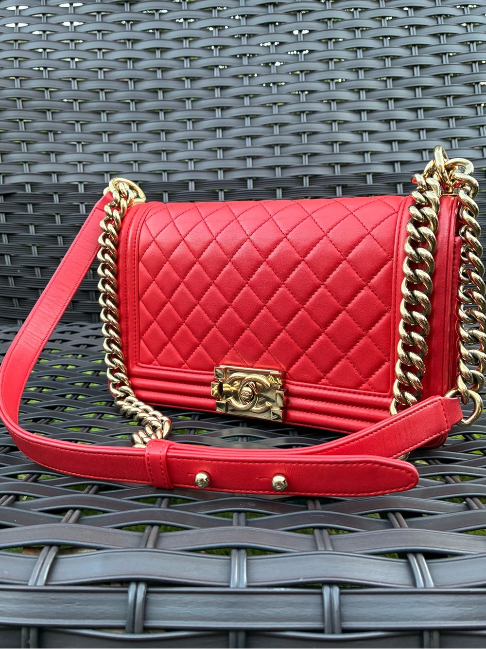 Chanel Le Boy Lambskin New